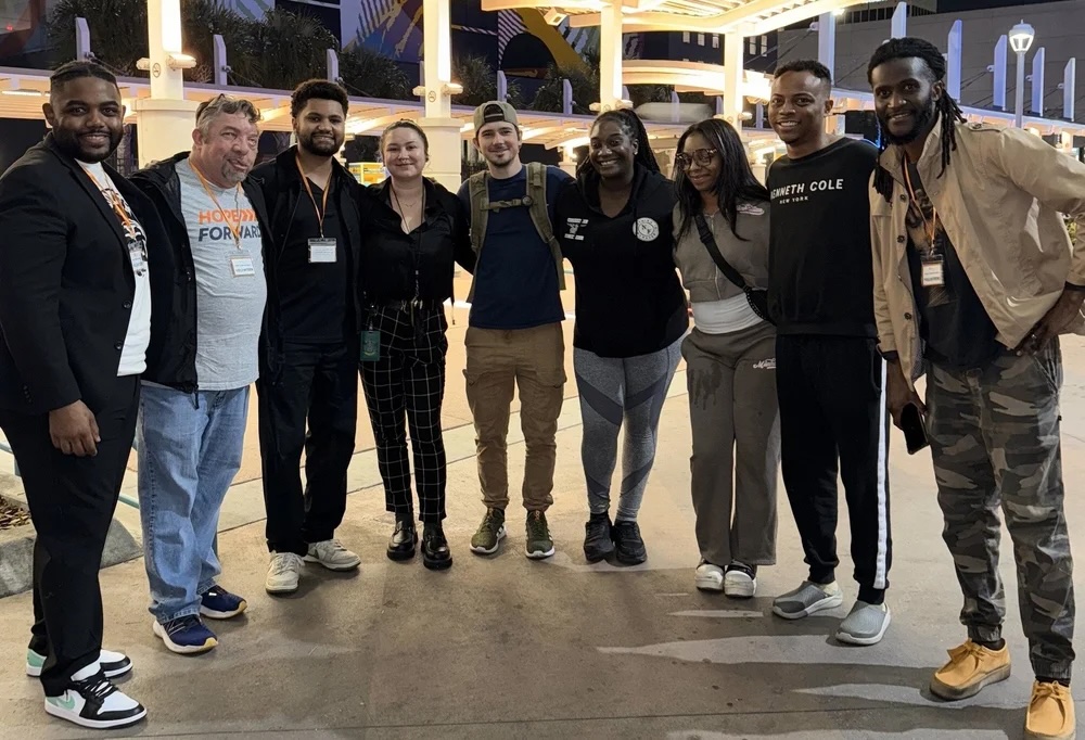 Framily Support Network volunteers and partners during the 2025 Point-in-Time Count outreach